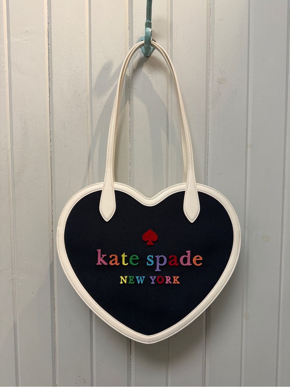 NWT Kate Spade Rainbow Collection Love Shack Heart Tote